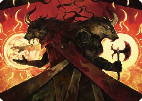 Hurloon Battle Hymn Art Card [Dominaria United Art Series] | Webway Games