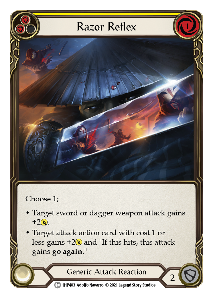 Razor Reflex (Yellow) [1HP403] | Webway Games