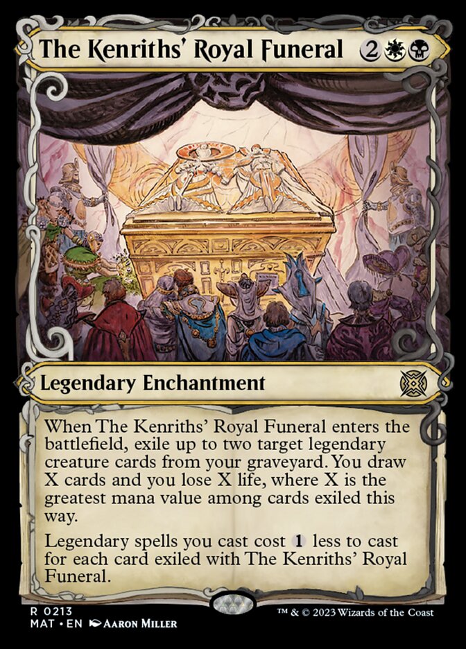 The Kenriths' Royal Funeral (Showcase Halo Foil) [March of the Machine: The Aftermath] | Webway Games