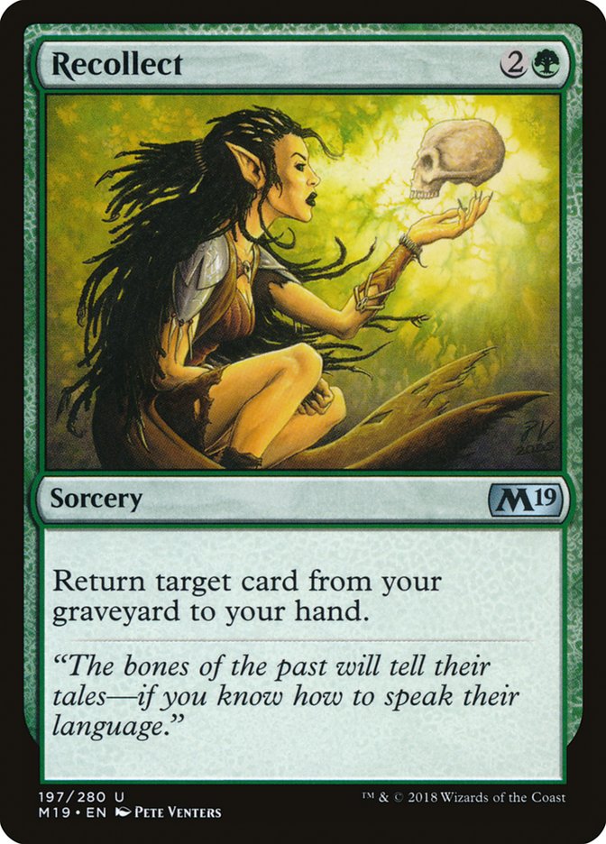 Recollect [Core Set 2019] | Webway Games
