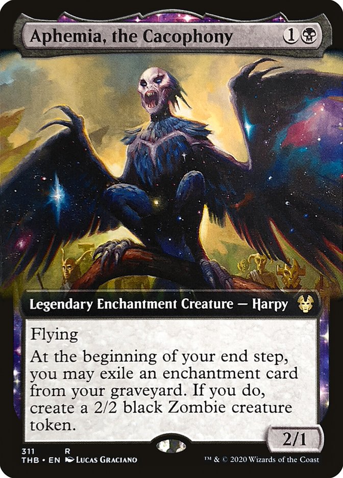 Aphemia, the Cacophony (Extended Art) [Theros Beyond Death] | Webway Games