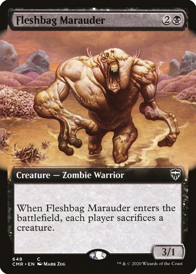 Fleshbag Marauder (Extended Art) [Commander Legends] | Webway Games