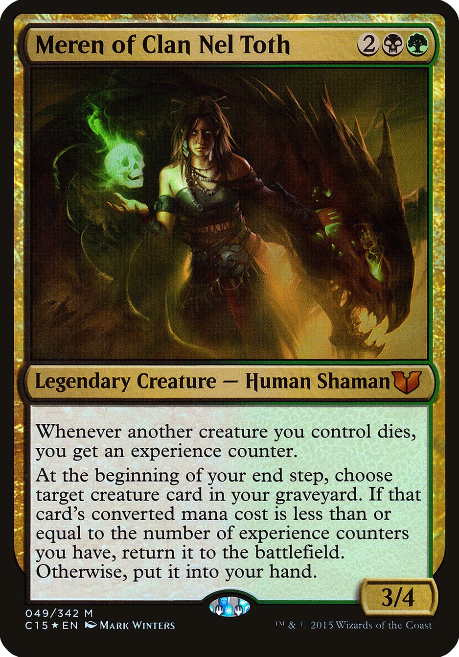 Meren of Clan Nel Toth (Oversized) [Commander 2015 Oversized] | Webway Games