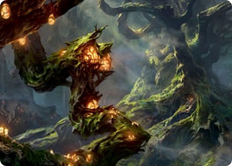 Forest Art Card [Strixhaven: School of Mages Art Series] | Webway Games