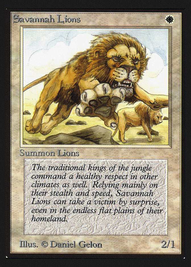 Savannah Lions (CE) [Collectors’ Edition] | Webway Games