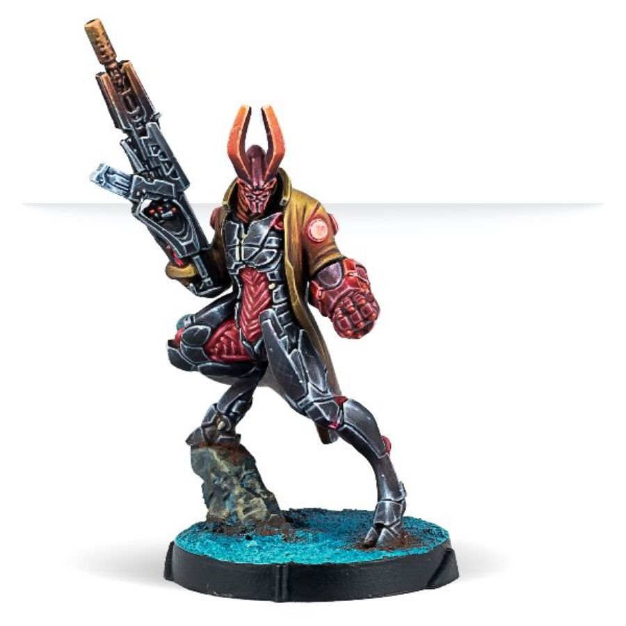 INFINITY CODE-ONE: COMBINED ARMY: AGENT DUKASH (MULTI-RIFLE)