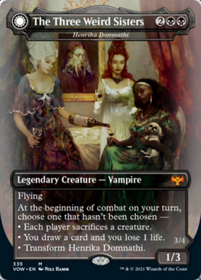 Henrika Domnathi // Henrika, Infernal Seer - The Three Weird Sisters // Fiends of Darkest Night [Innistrad: Crimson Vow] | Webway Games