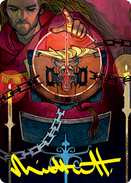 Sign in Blood Art Card (Gold-Stamped Signature) [Strixhaven: School of Mages Art Series] | Webway Games