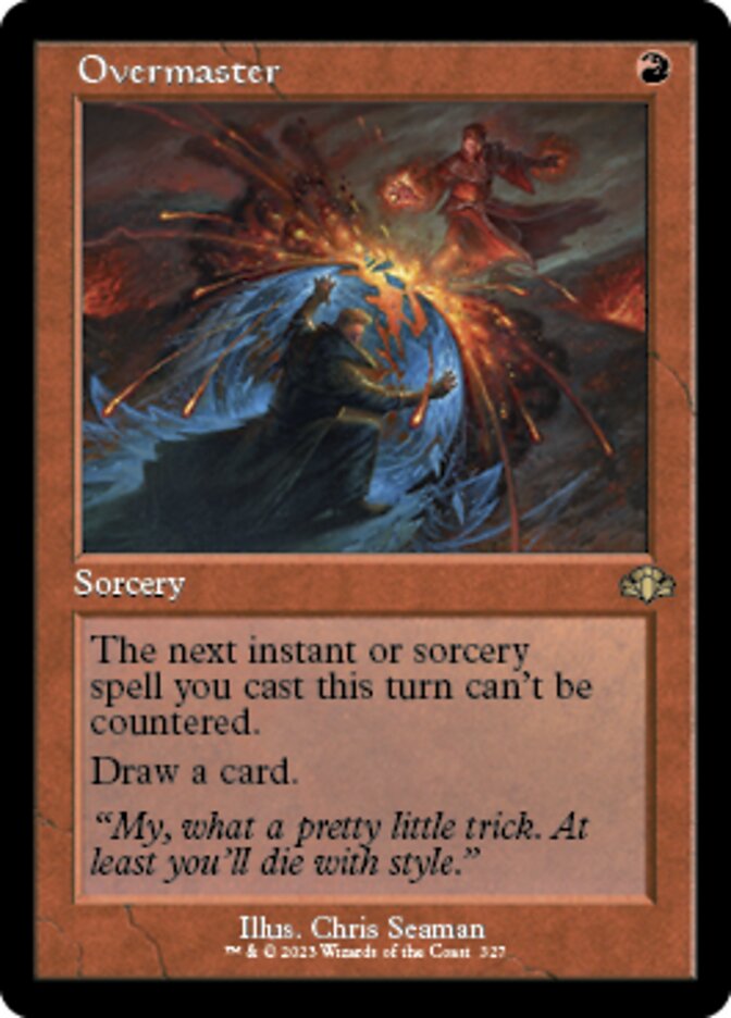 Overmaster (Retro) [Dominaria Remastered] | Webway Games