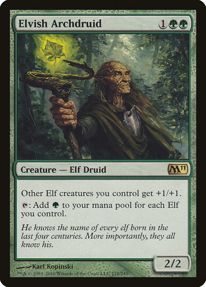 Elvish Archdruid [Magic 2011] | Webway Games