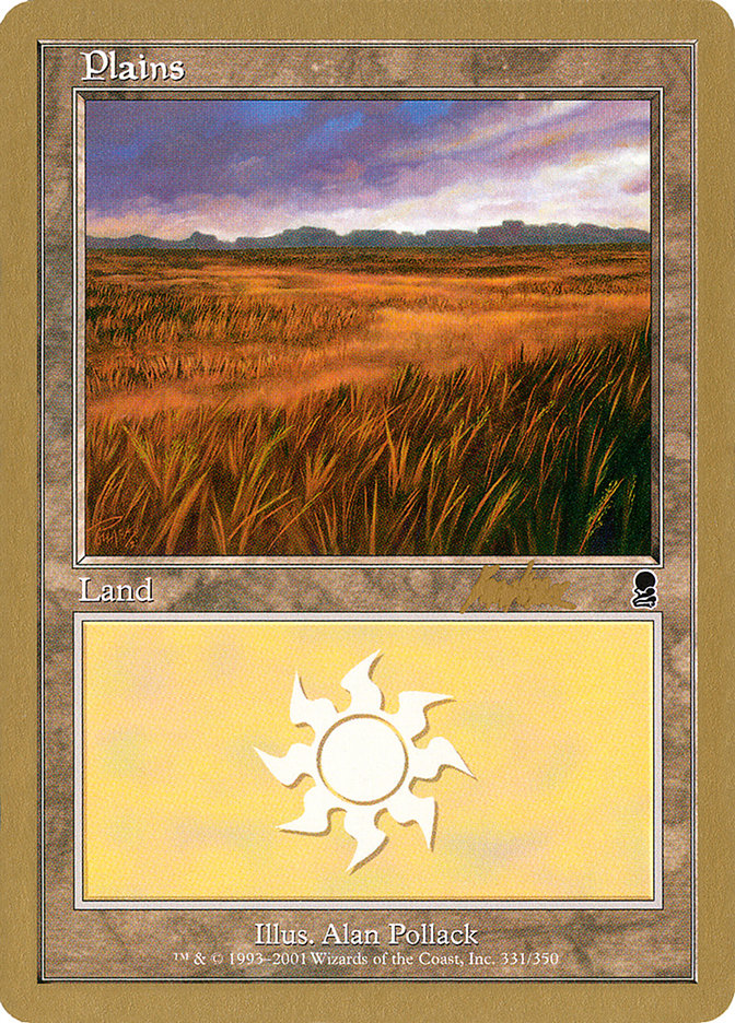 Plains (bk331a) (Brian Kibler) [World Championship Decks 2002] | Webway Games