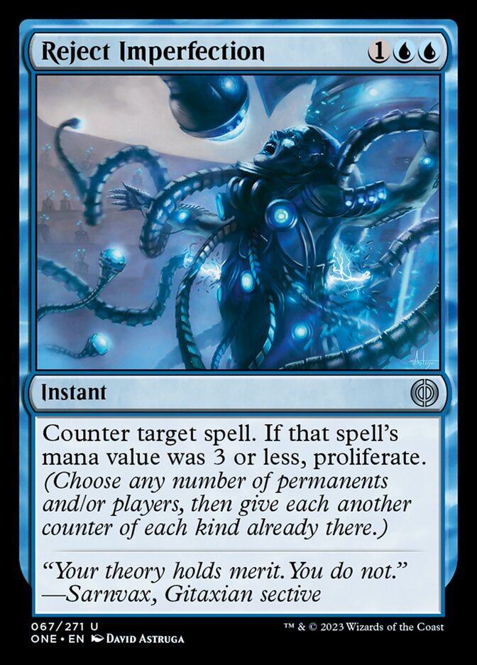 Reject Imperfection [Phyrexia: All Will Be One] | Webway Games
