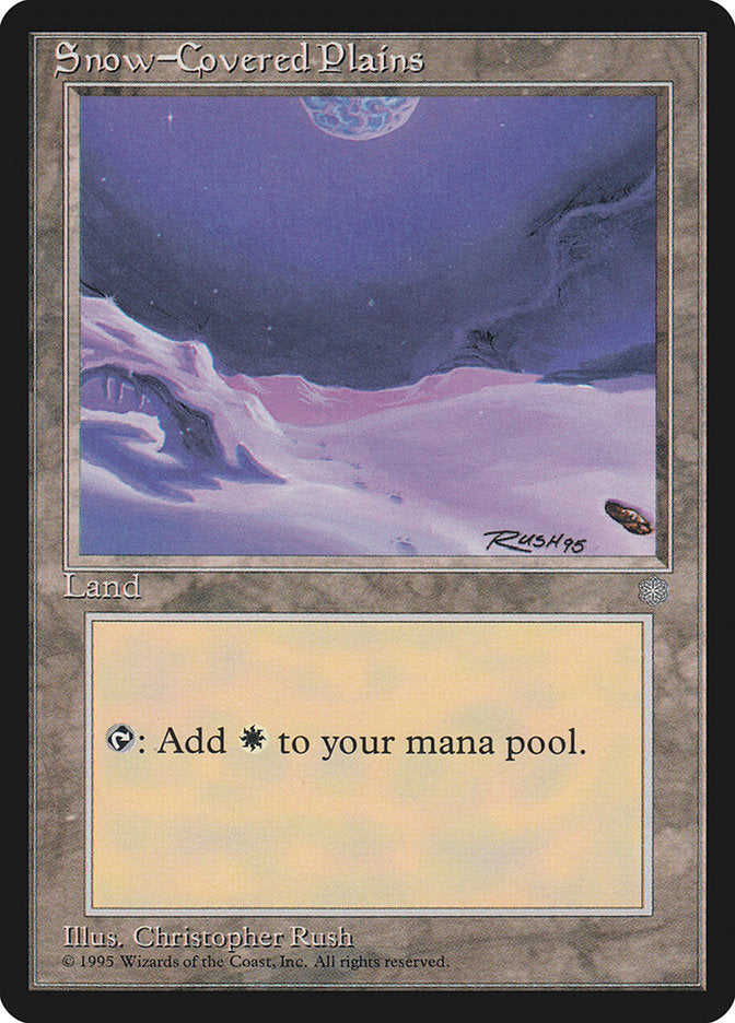Snow-Covered Plains [Ice Age] | Webway Games