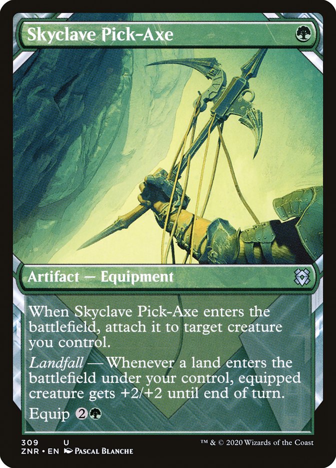 Skyclave Pick-Axe (Showcase) [Zendikar Rising] | Webway Games