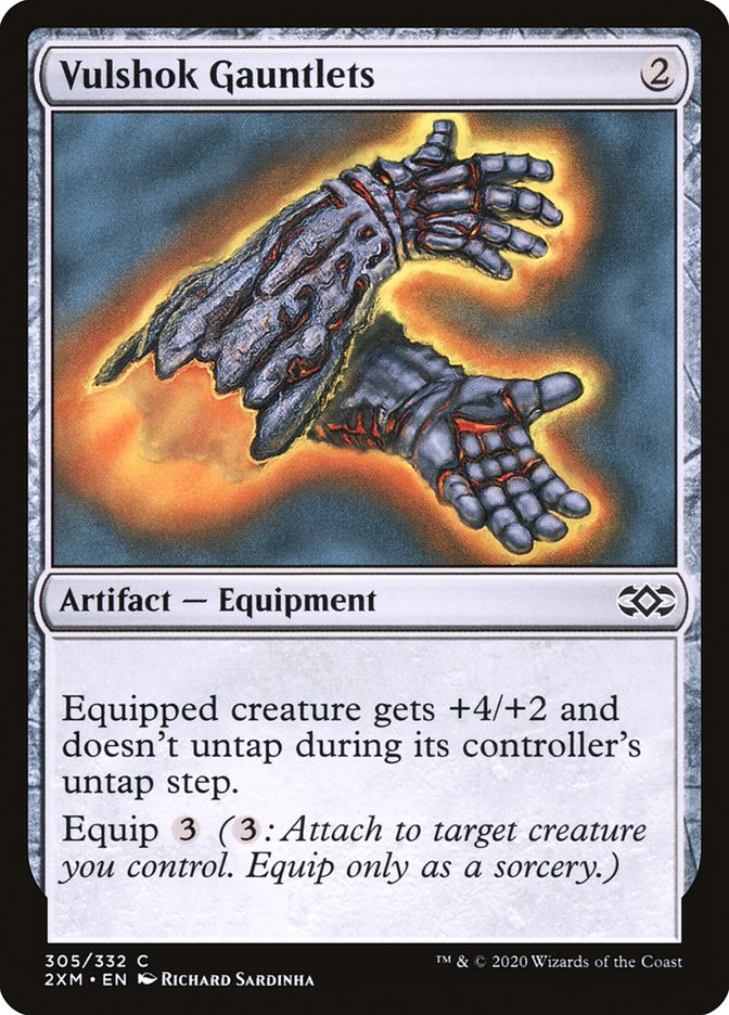 Vulshok Gauntlets [Double Masters] | Webway Games