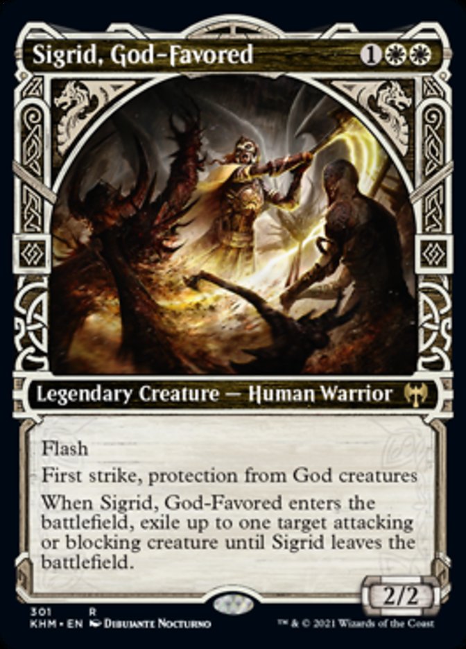 Sigrid, God-Favored (Showcase) [Kaldheim] | Webway Games