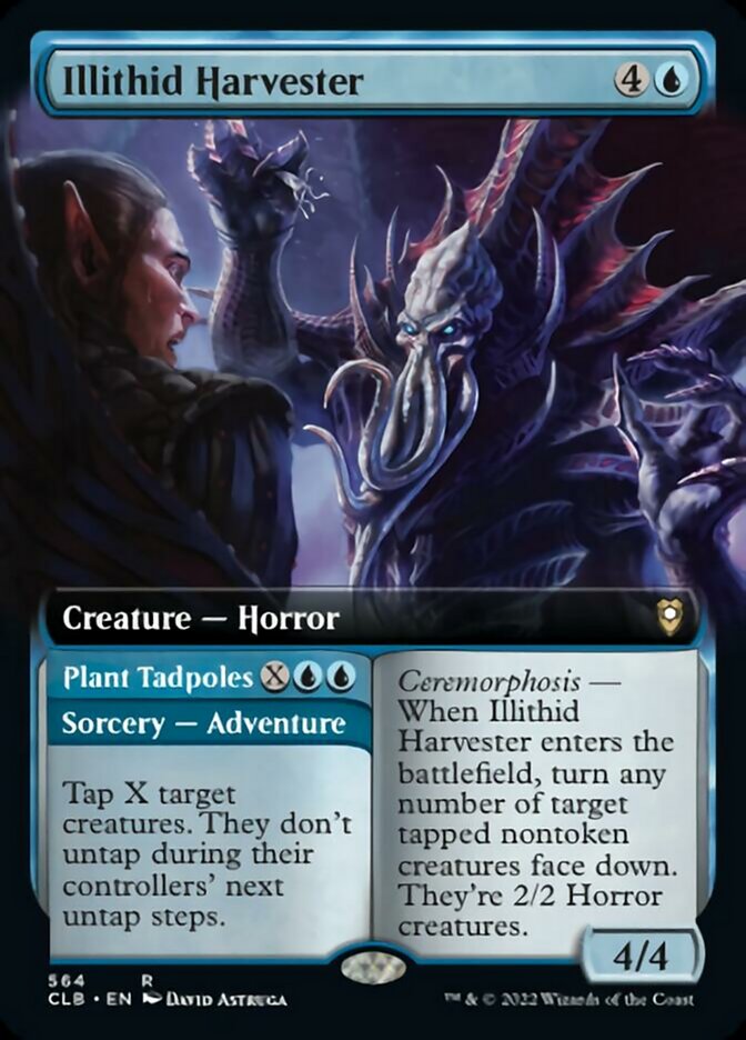 Illithid Harvester // Plant Tadpoles (Extended Art) [Commander Legends: Battle for Baldur's Gate] | Webway Games