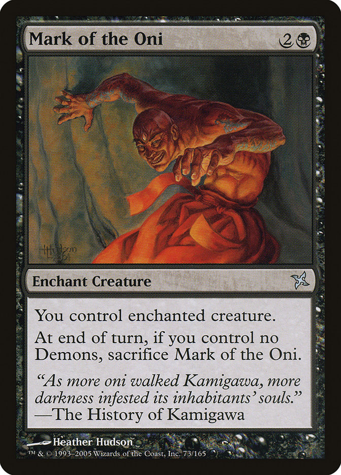 Mark of the Oni [Betrayers of Kamigawa] | Webway Games