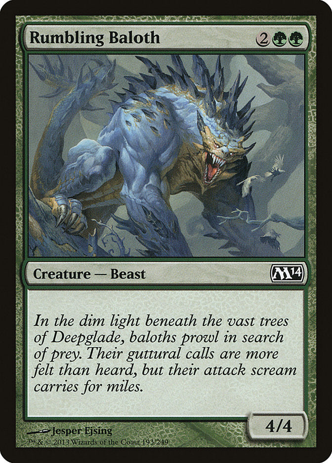 Rumbling Baloth [Magic 2014] | Webway Games