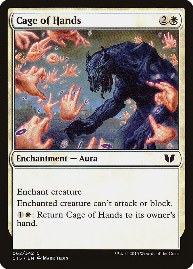 Cage of Hands [Commander 2015] | Webway Games