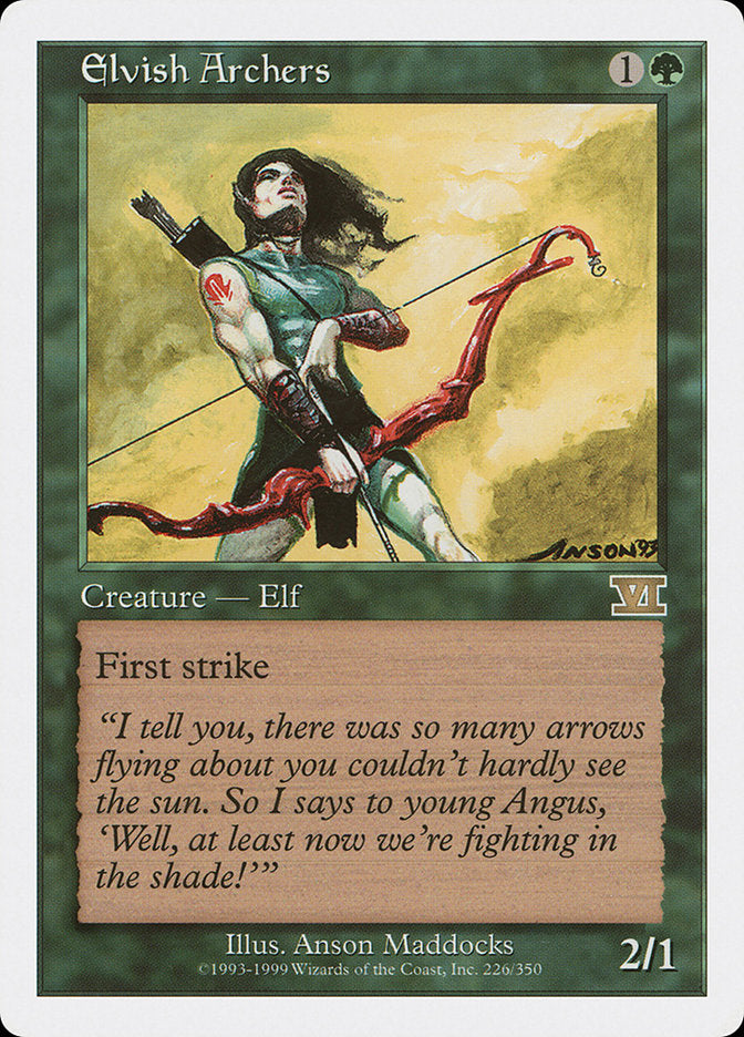 Elvish Archers [Classic Sixth Edition] | Webway Games