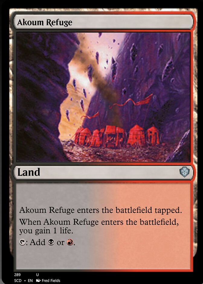 Akoum Refuge [Starter Commander Decks] | Webway Games