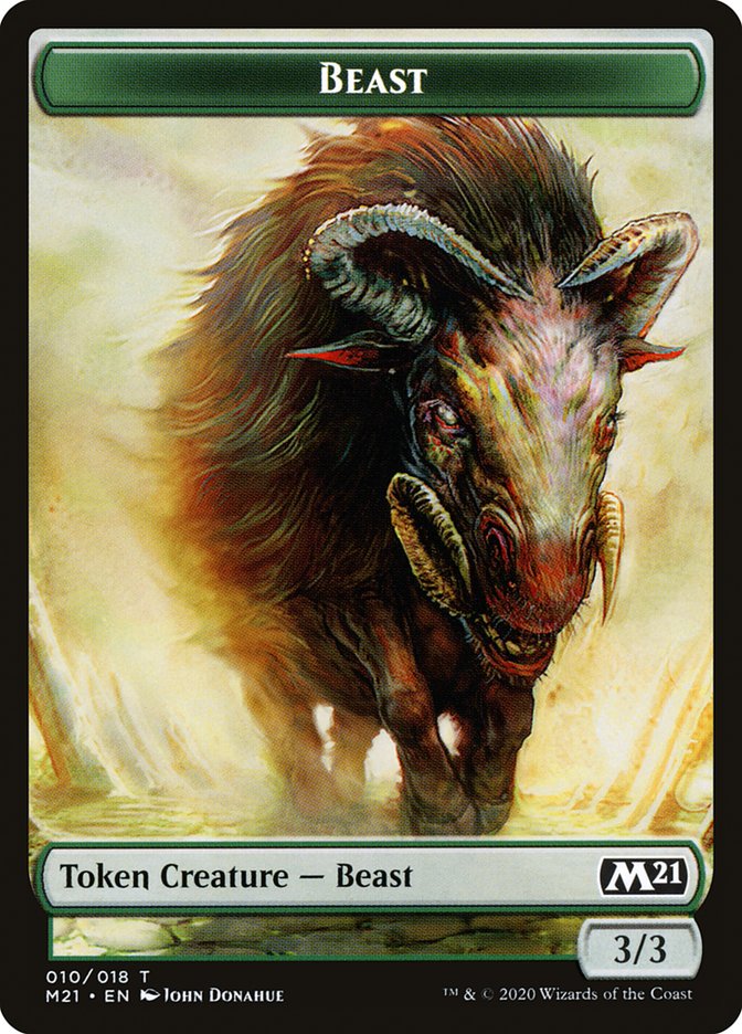 Beast Token [Core Set 2021] | Webway Games