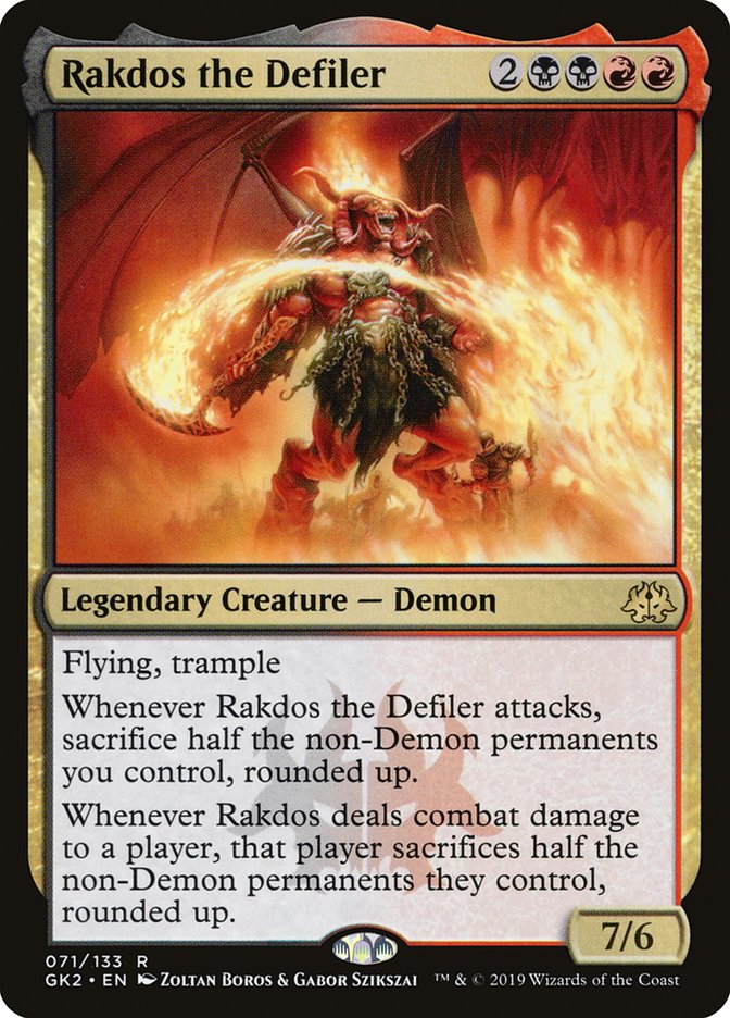 Rakdos the Defiler [Ravnica Allegiance Guild Kit] | Webway Games