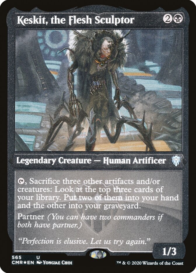 Keskit, the Flesh Sculptor [Commander Legends Etched] | Webway Games