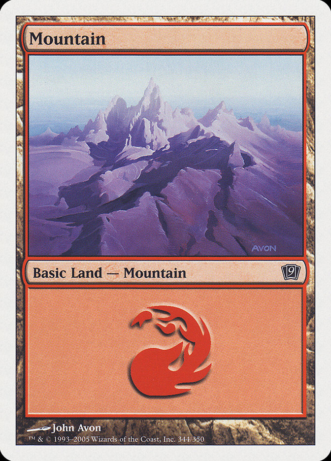 Mountain (#344) [Ninth Edition] | Webway Games