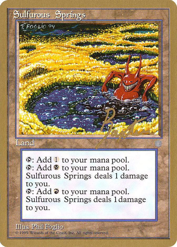 Sulfurous Springs (George Baxter) [Pro Tour Collector Set] | Webway Games