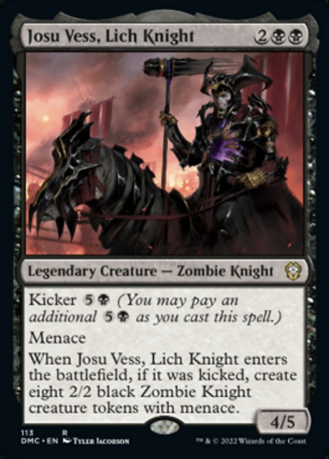 Josu Vess, Lich Knight [Dominaria United Commander] | Webway Games