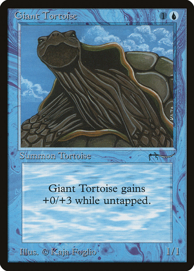 Giant Tortoise (Dark Mana Cost) [Arabian Nights] | Webway Games