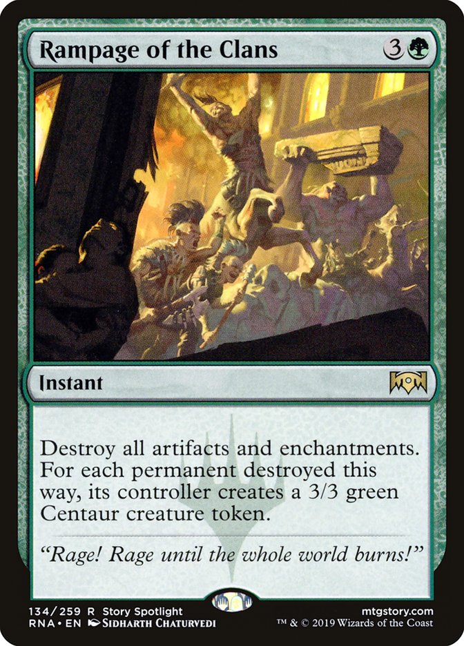 Rampage of the Clans [Ravnica Allegiance] | Webway Games