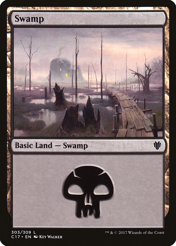 Swamp (#303) [Commander 2017] | Webway Games