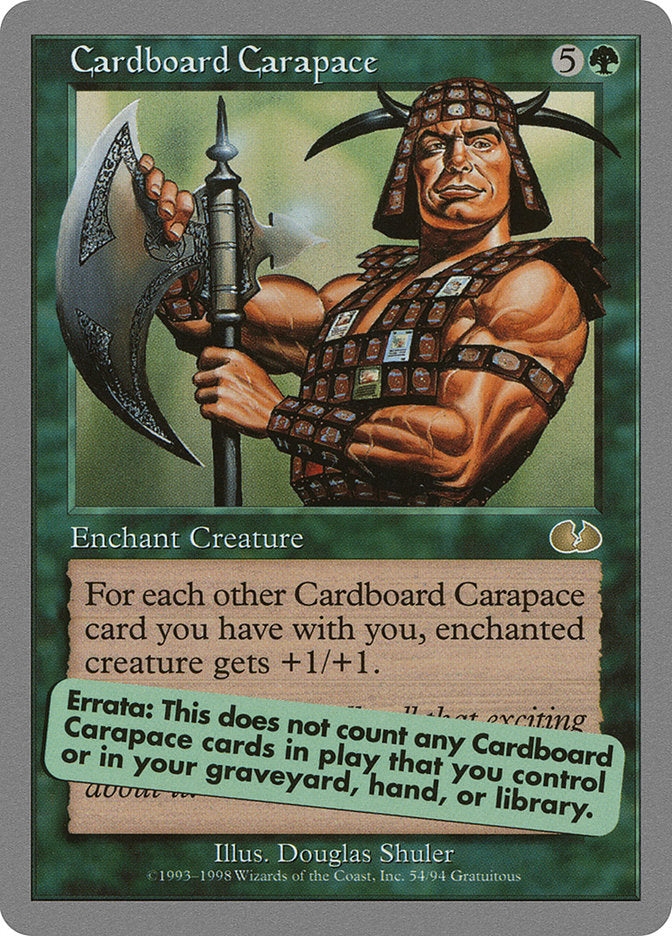 Cardboard Carapace [Unglued] | Webway Games