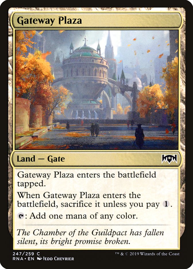 Gateway Plaza [Ravnica Allegiance] | Webway Games