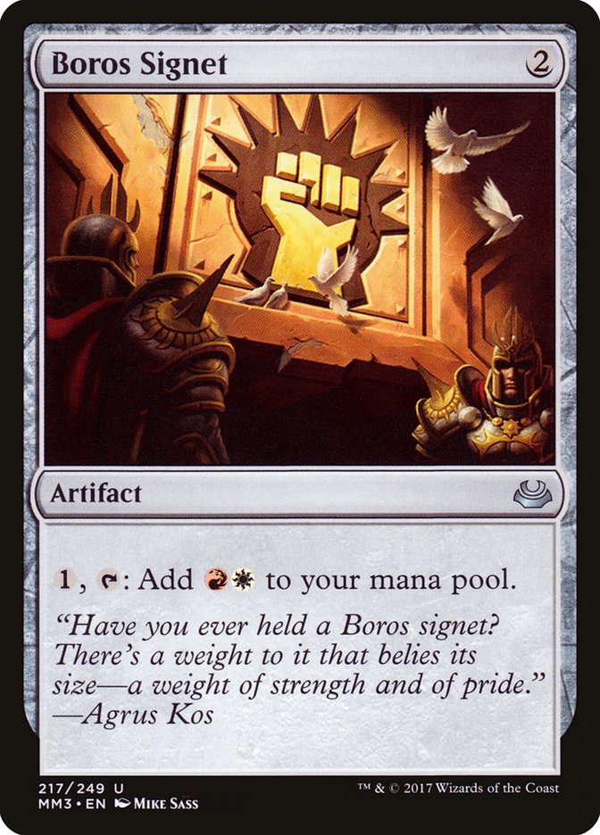 Boros Signet [Modern Masters 2017] | Webway Games