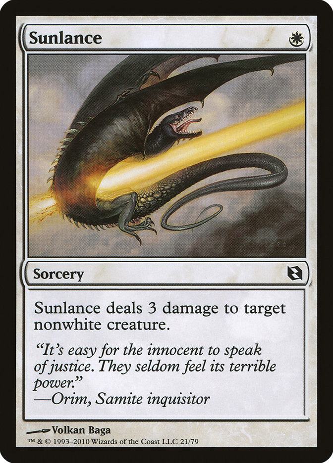 Sunlance [Duel Decks: Elspeth vs. Tezzeret] | Webway Games