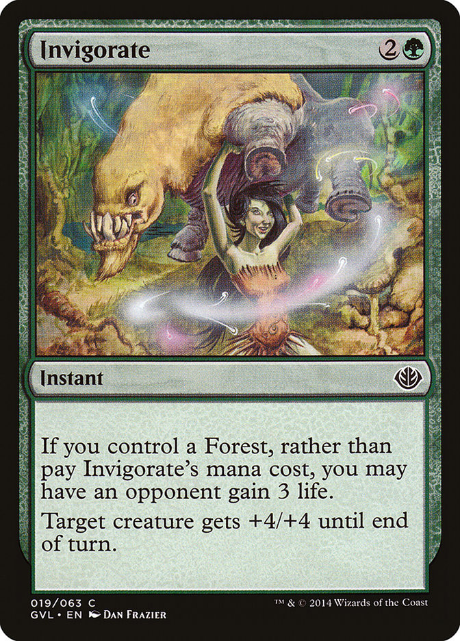 Invigorate (Garruk vs. Liliana) [Duel Decks Anthology] | Webway Games