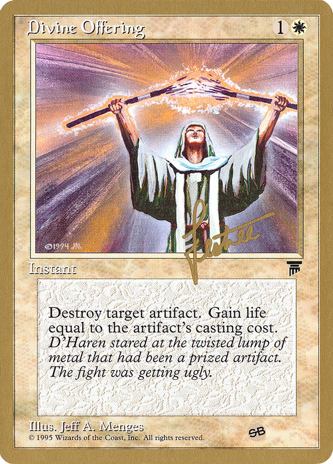 Divine Offering (Bertrand Lestree) (SB) [Pro Tour Collector Set] | Webway Games
