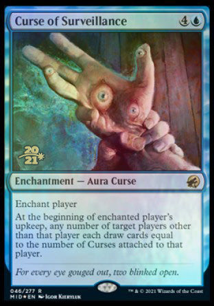 Curse of Surveillance [Innistrad: Midnight Hunt Prerelease Promos] | Webway Games