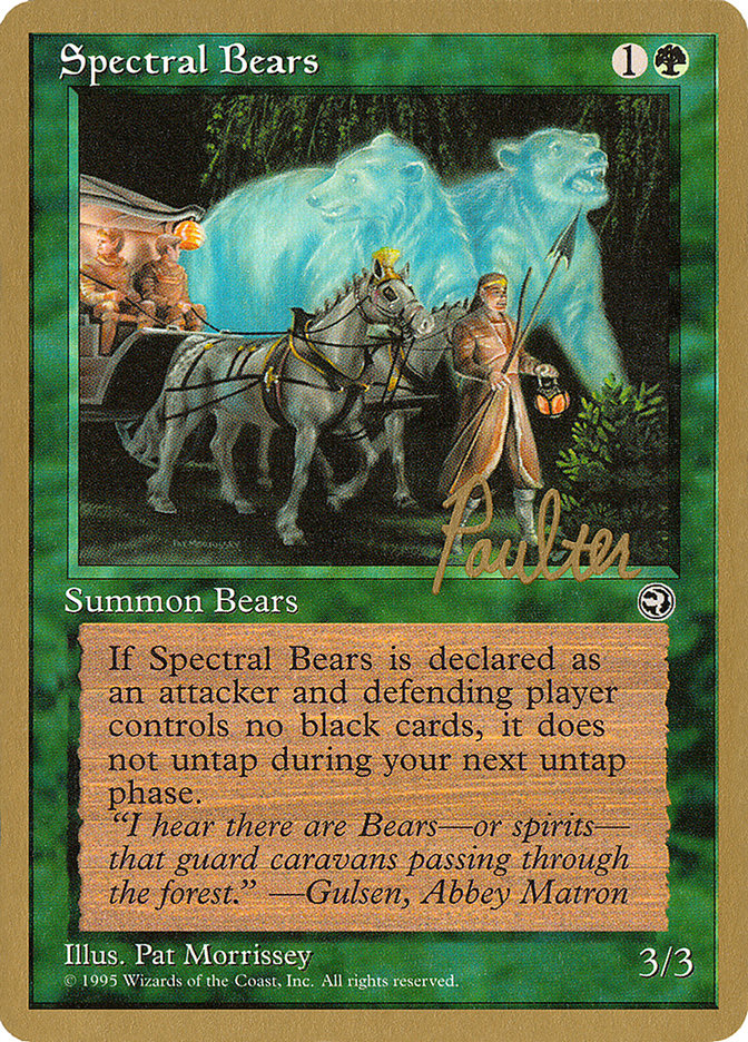 Spectral Bears (Preston Poulter) [Pro Tour Collector Set] | Webway Games