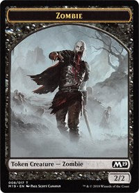 Zombie // Goblin Double-sided Token (Game Night) [Core Set 2019 Tokens] | Webway Games
