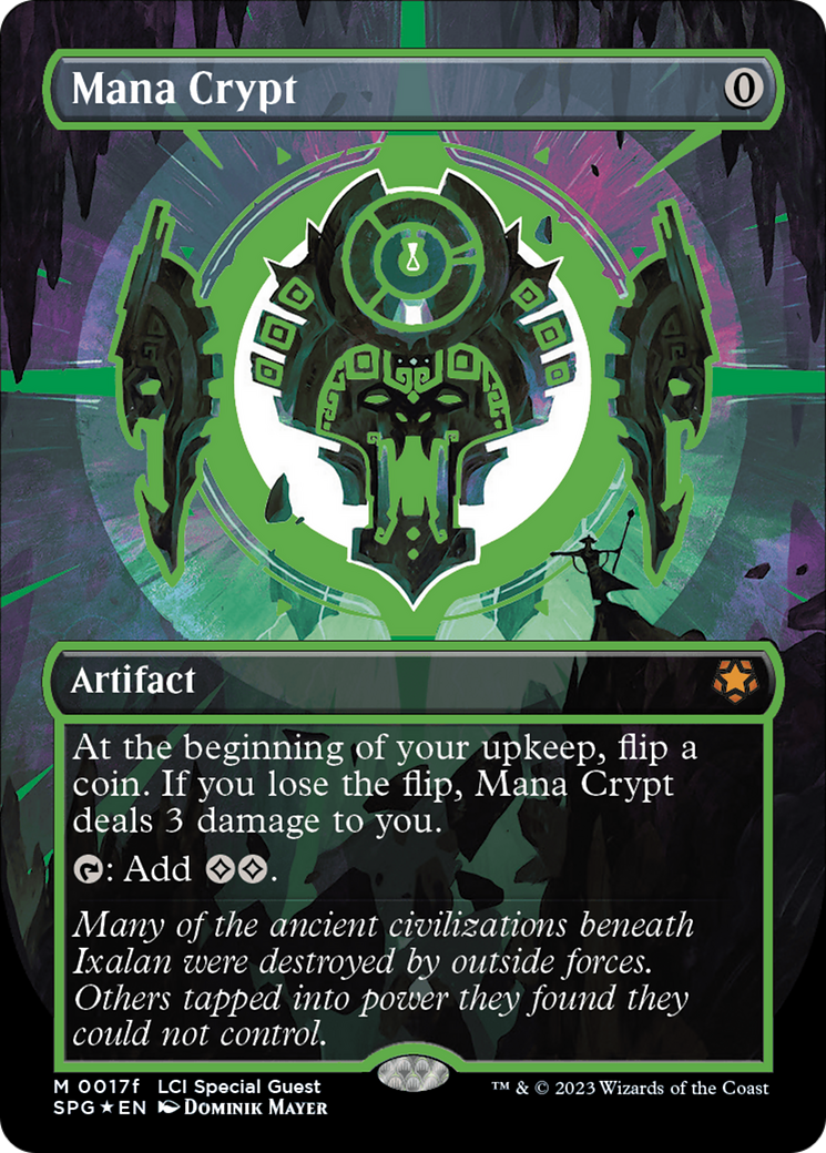 Mana Crypt (0017f) (Borderless) [The Lost Caverns of Ixalan Special Guests] | Webway Games