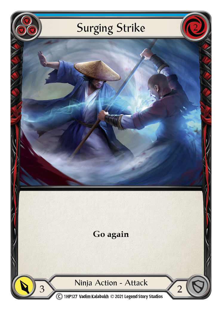 Surging Strike (Blue) [1HP127] | Webway Games