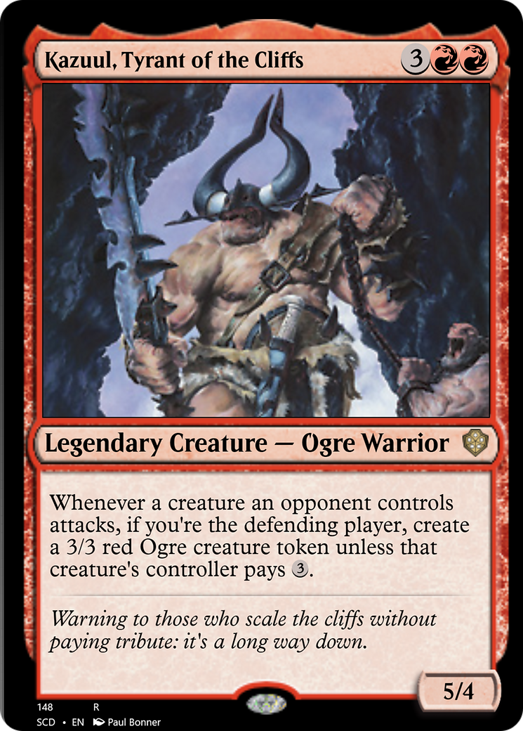 Kazuul, Tyrant of the Cliffs [Starter Commander Decks] | Webway Games