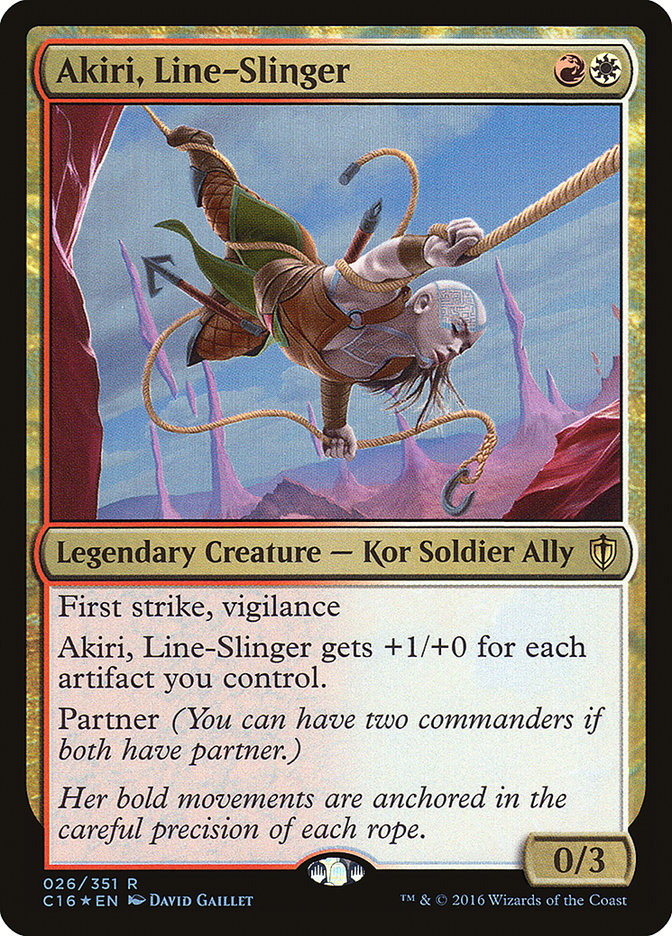 Akiri, Line-Slinger [Commander 2016] | Webway Games