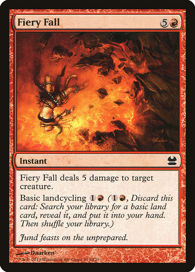 Fiery Fall [Modern Masters] | Webway Games