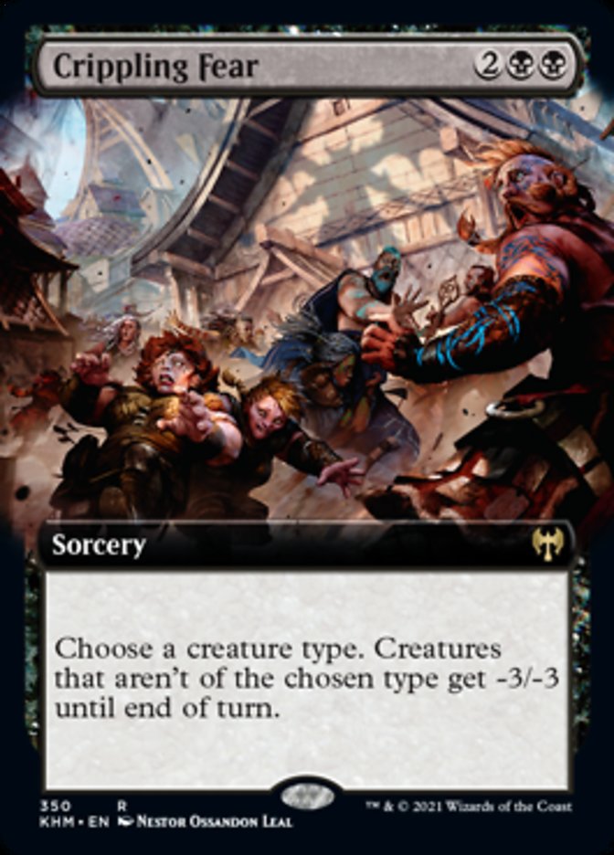 Crippling Fear (Extended Art) [Kaldheim] | Webway Games